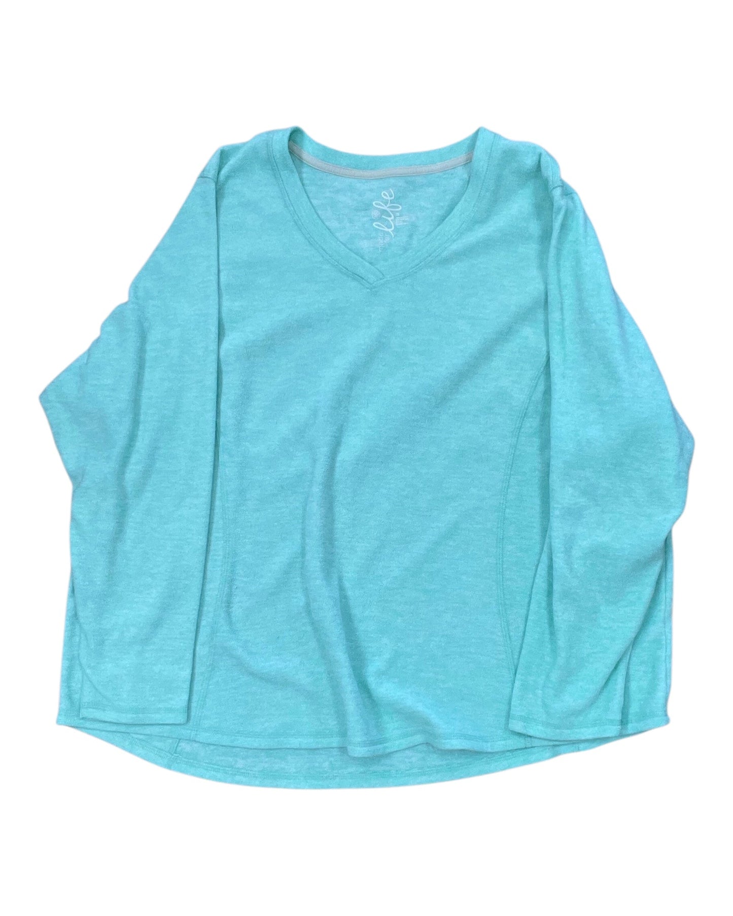 Sweatshirt Crewneck By Life Is Good In Green, Size:3X