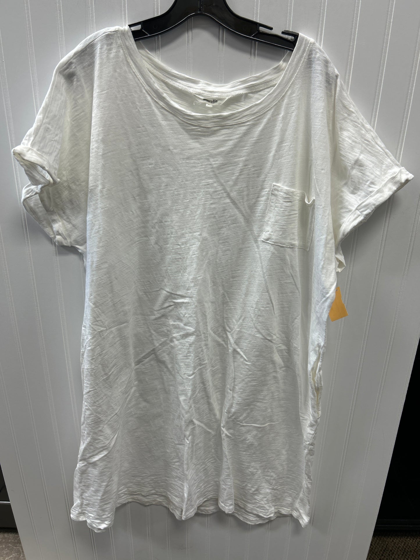 Dress Casual Midi By Amaryllis In White, Size:3
