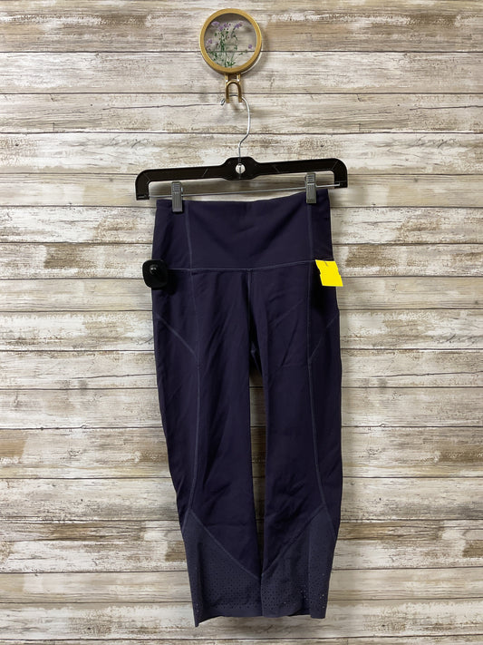 Athletic Leggings Capris By Lululemon In Purple, Size:4