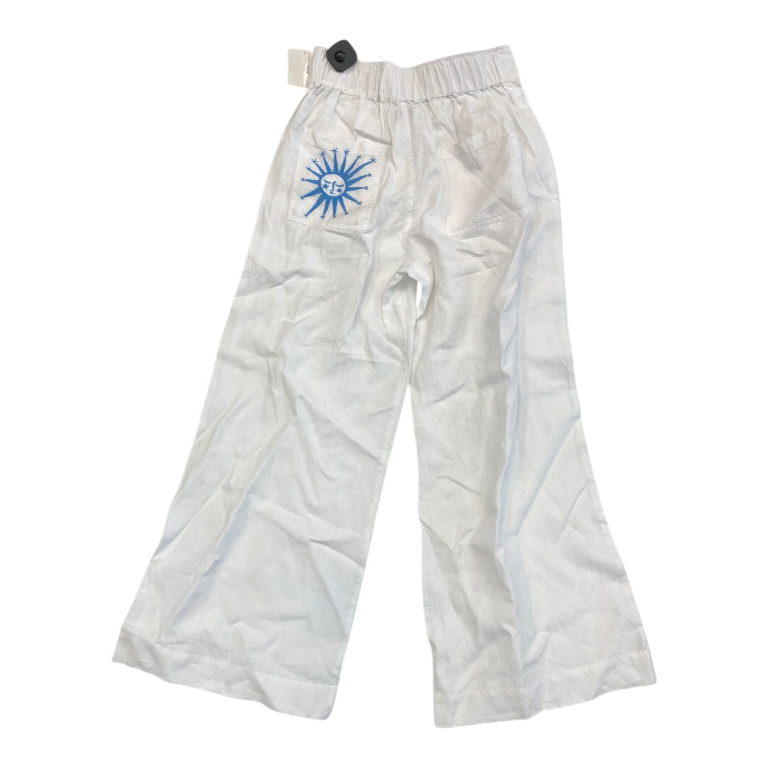 Pants Designer By Johnny Was In White, Size:Xs