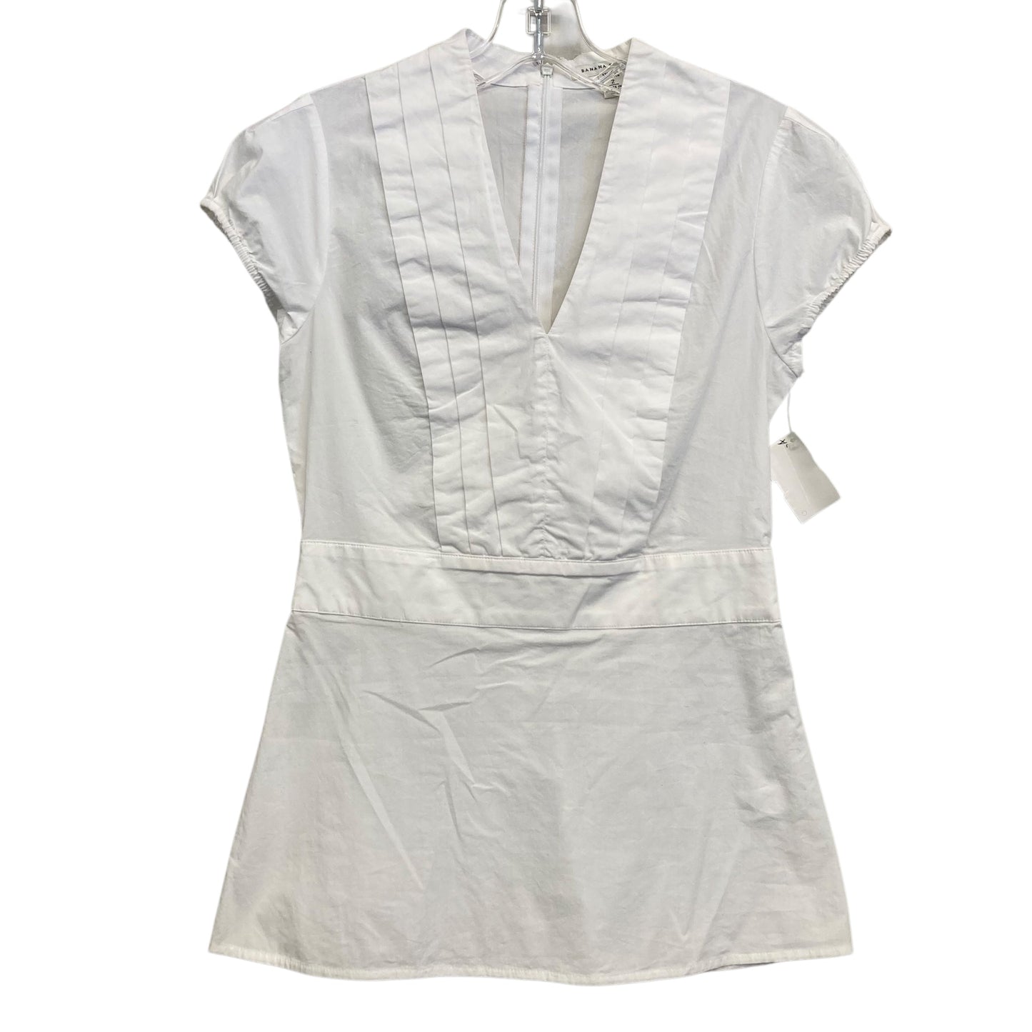 Top Sleeveless By Banana Republic In White, Size:Xs