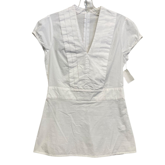 Top Sleeveless By Banana Republic In White, Size:Xs