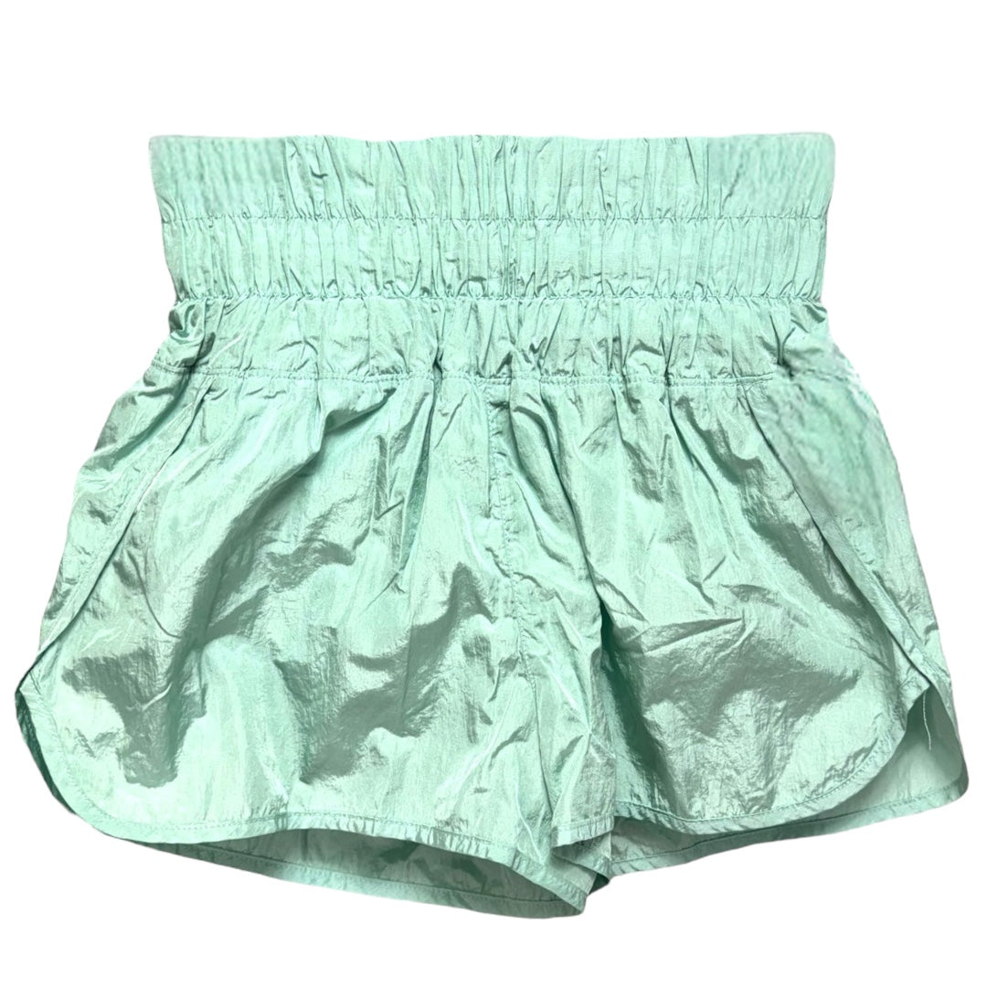 The Way Home Shorts By Free People In Washed Aqua Seasky Blue, Size: M