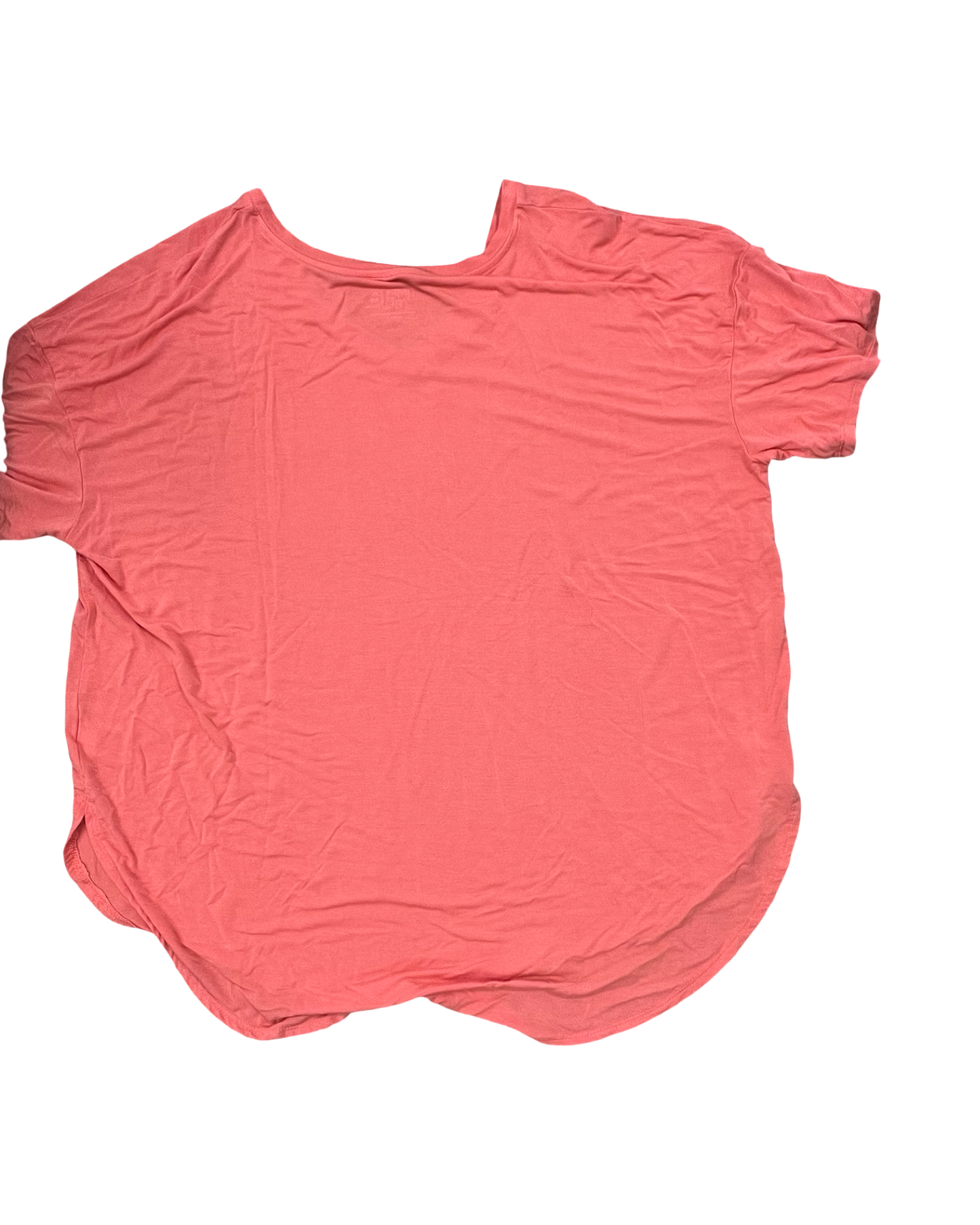 Top Ss Basic By Time And Tru In Orange, Size:Xl