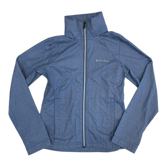 Jacket Windbreaker By Columbia In Blue, Size:Xs
