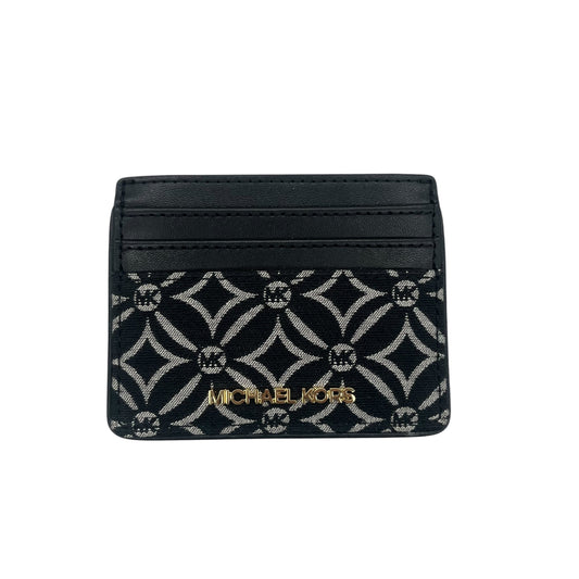 Id/Card Holder Designer By Michael Kors In Black