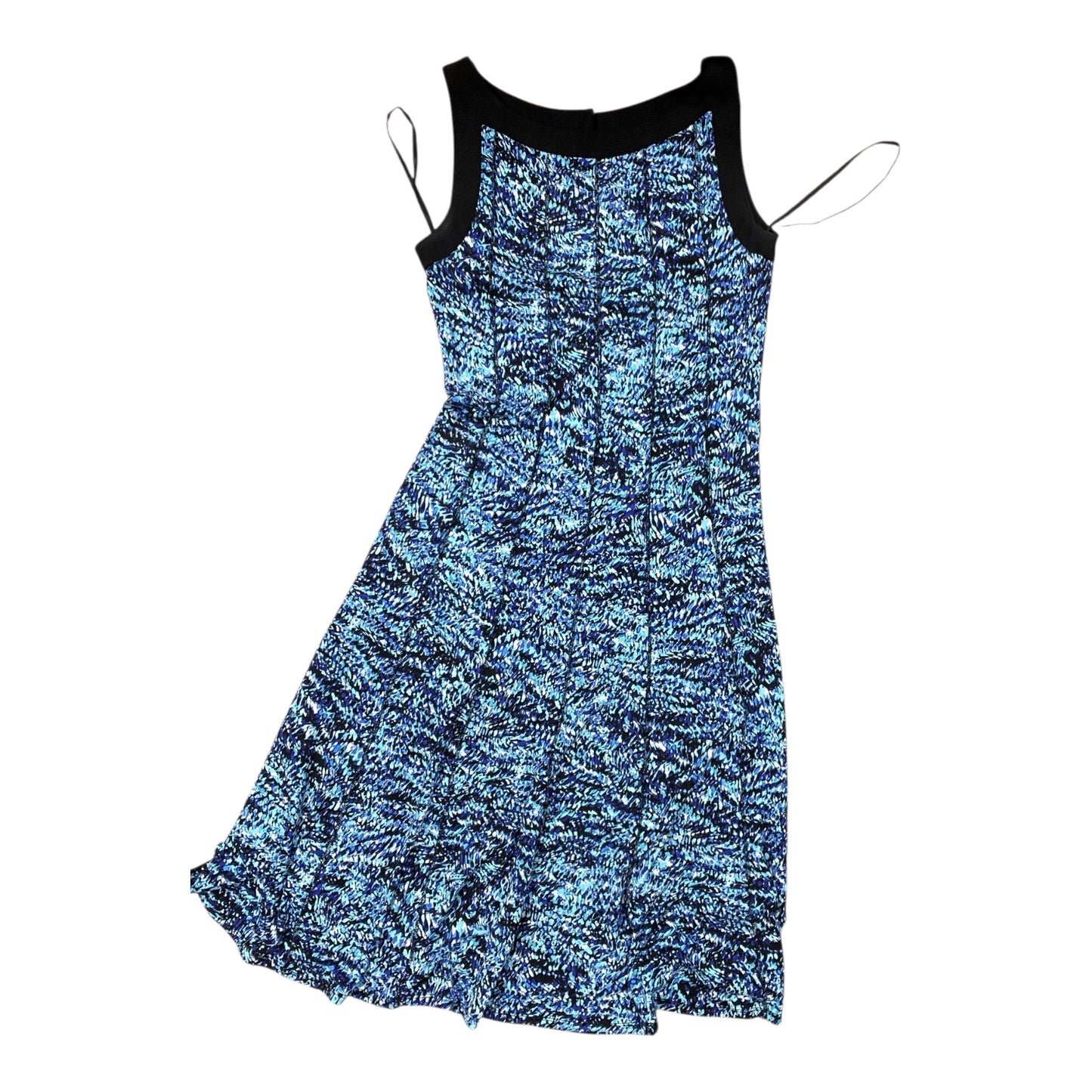 Dress Work By Clothes Mentor In Black & Blue, Size:1X