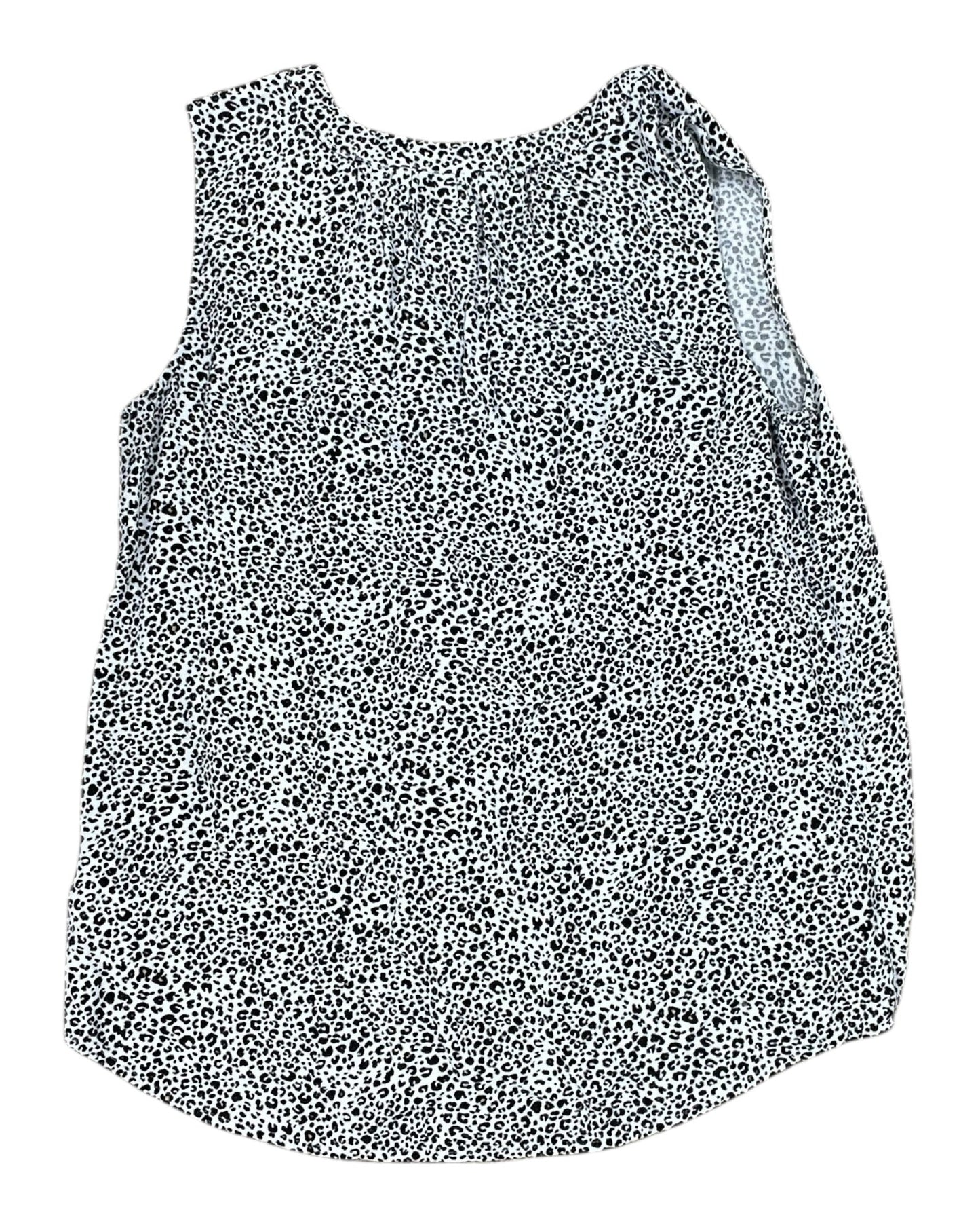 Top Sleeveless By Amazon Essentials In Black & White, Size:S