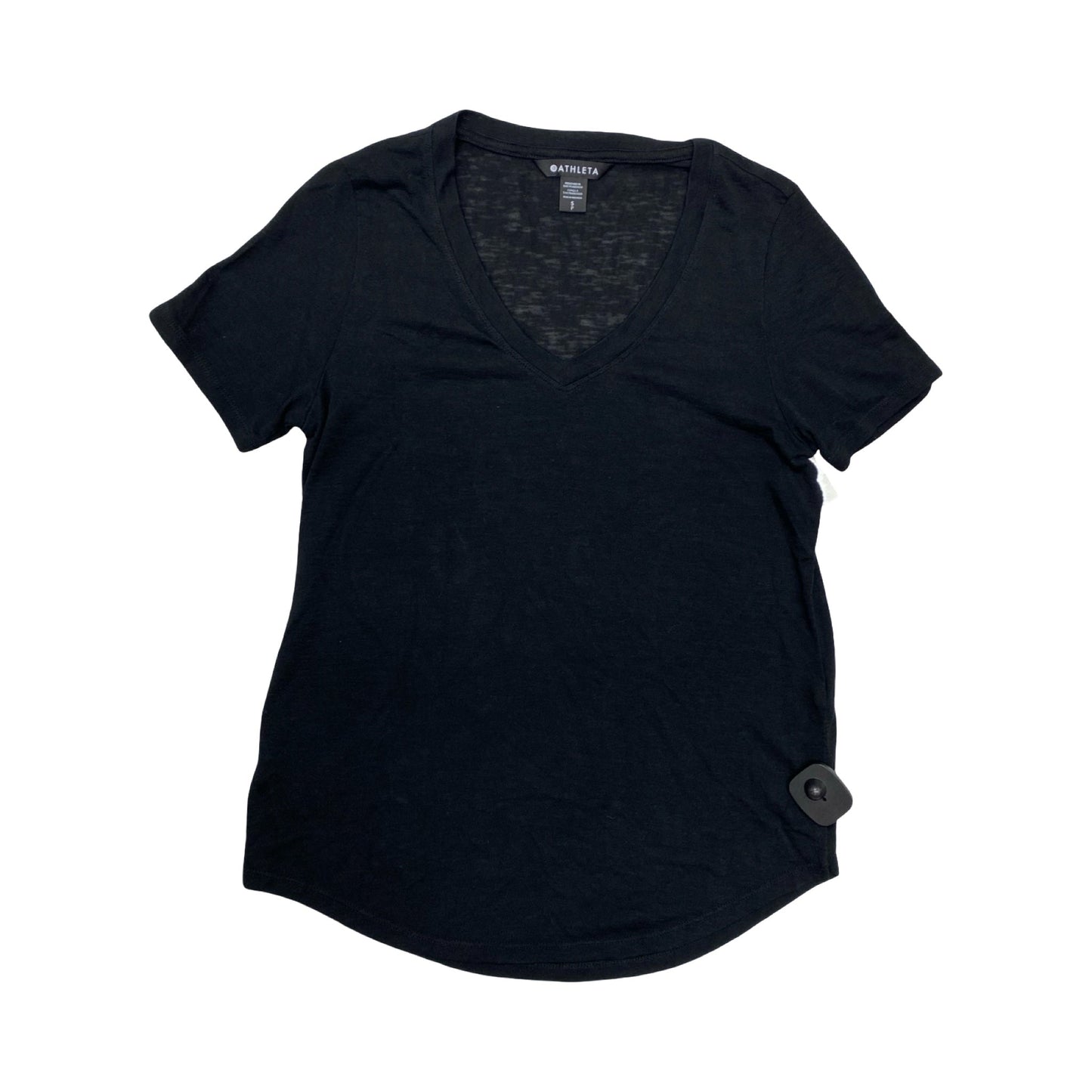 Top Ss By Athleta In Black, Size:S