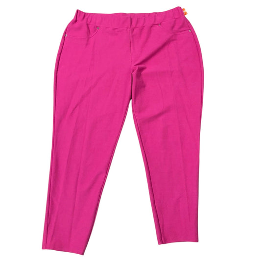 PANTS LEGGINGS by MICHAEL BY MICHAEL KORS In PINK, Size: 3X