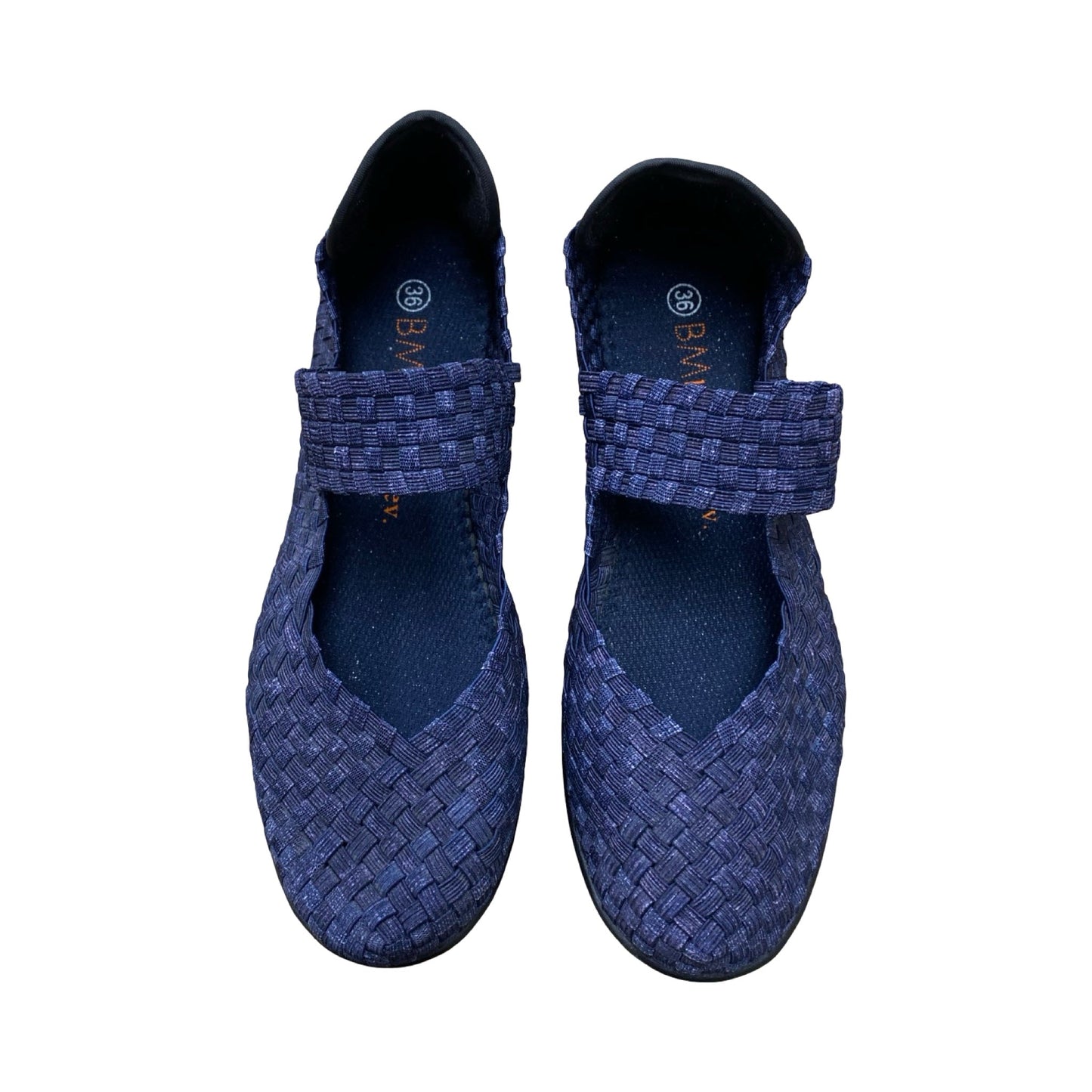 Shoes Heels Wedge By Bernie Mev In Blue, Size:6
