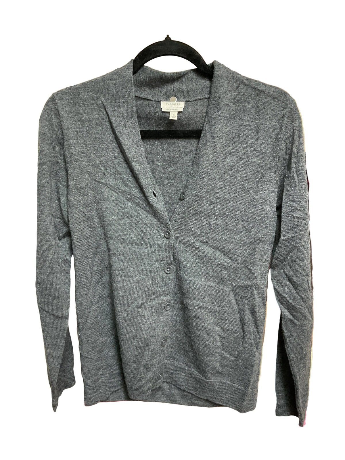 Cardigan By Talbots In Grey, Size:S
