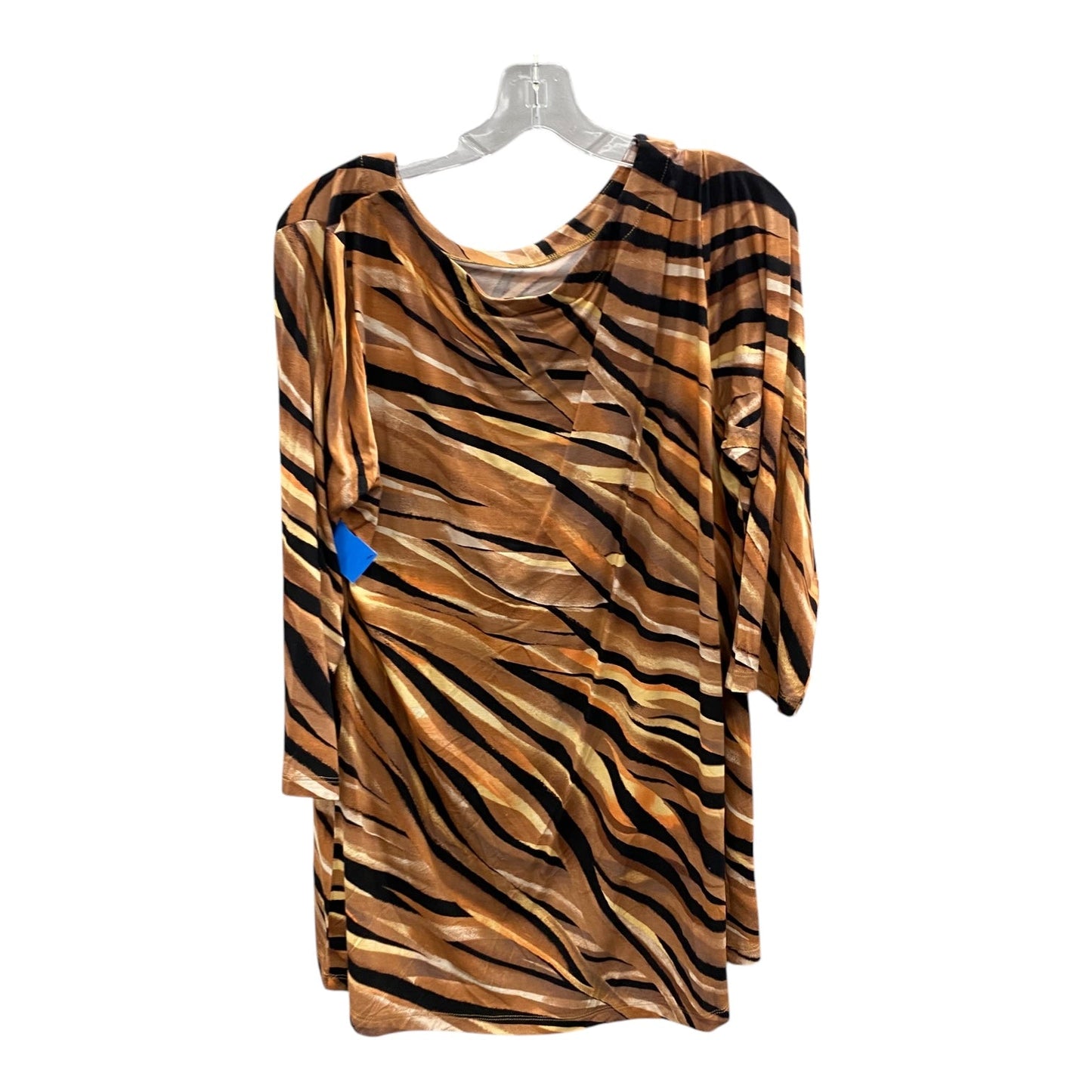 Top Ls By Jones New York In Animal Print, Size:Xl