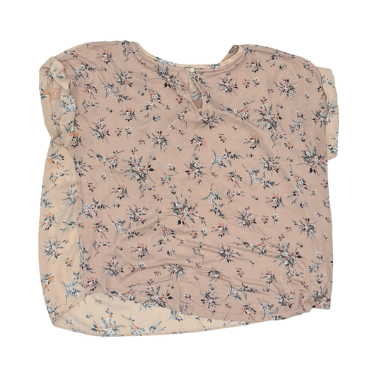 Blouse Ss By Loft In Pink, Size:L