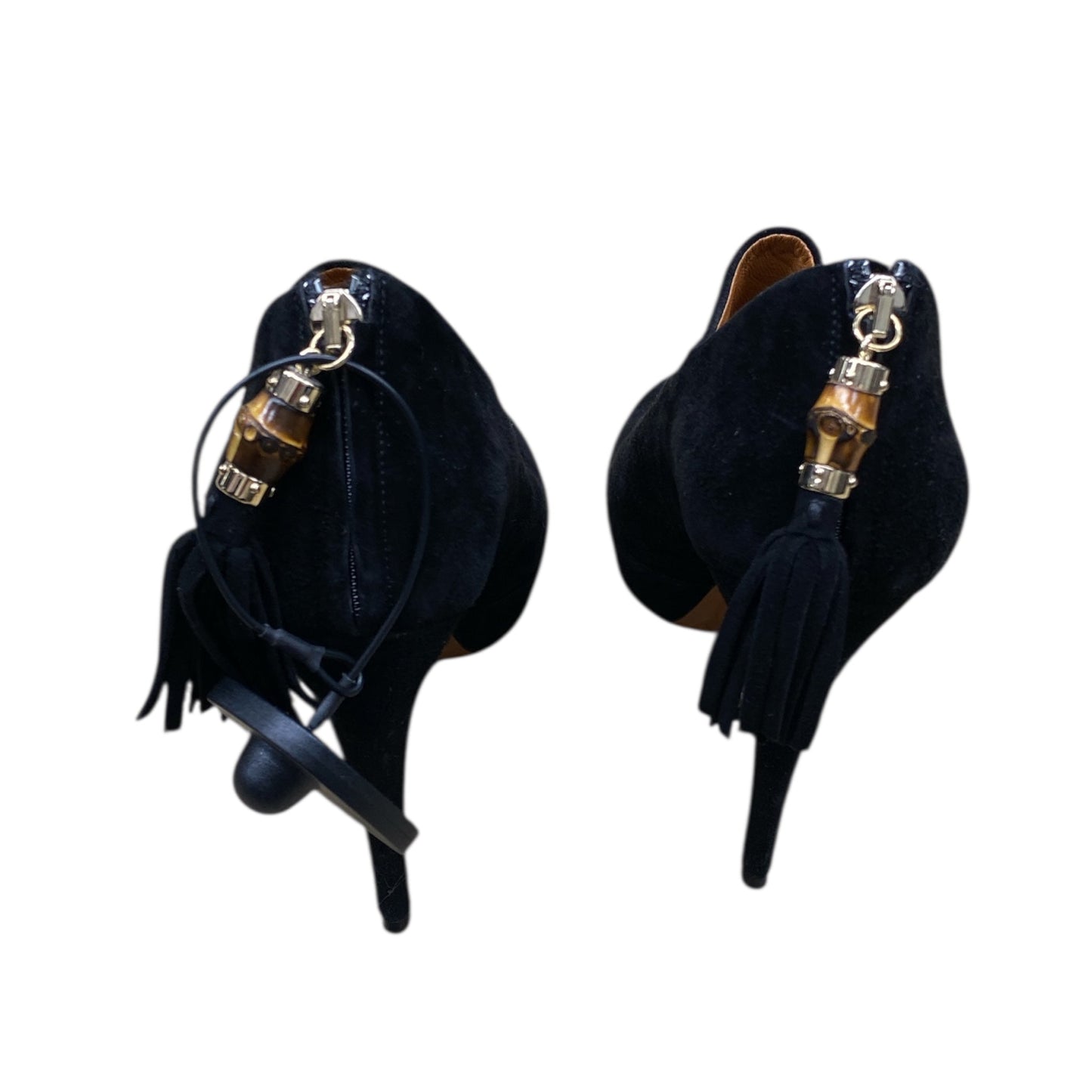 Boots Luxury Designer By Gucci In Black, Size:7.5