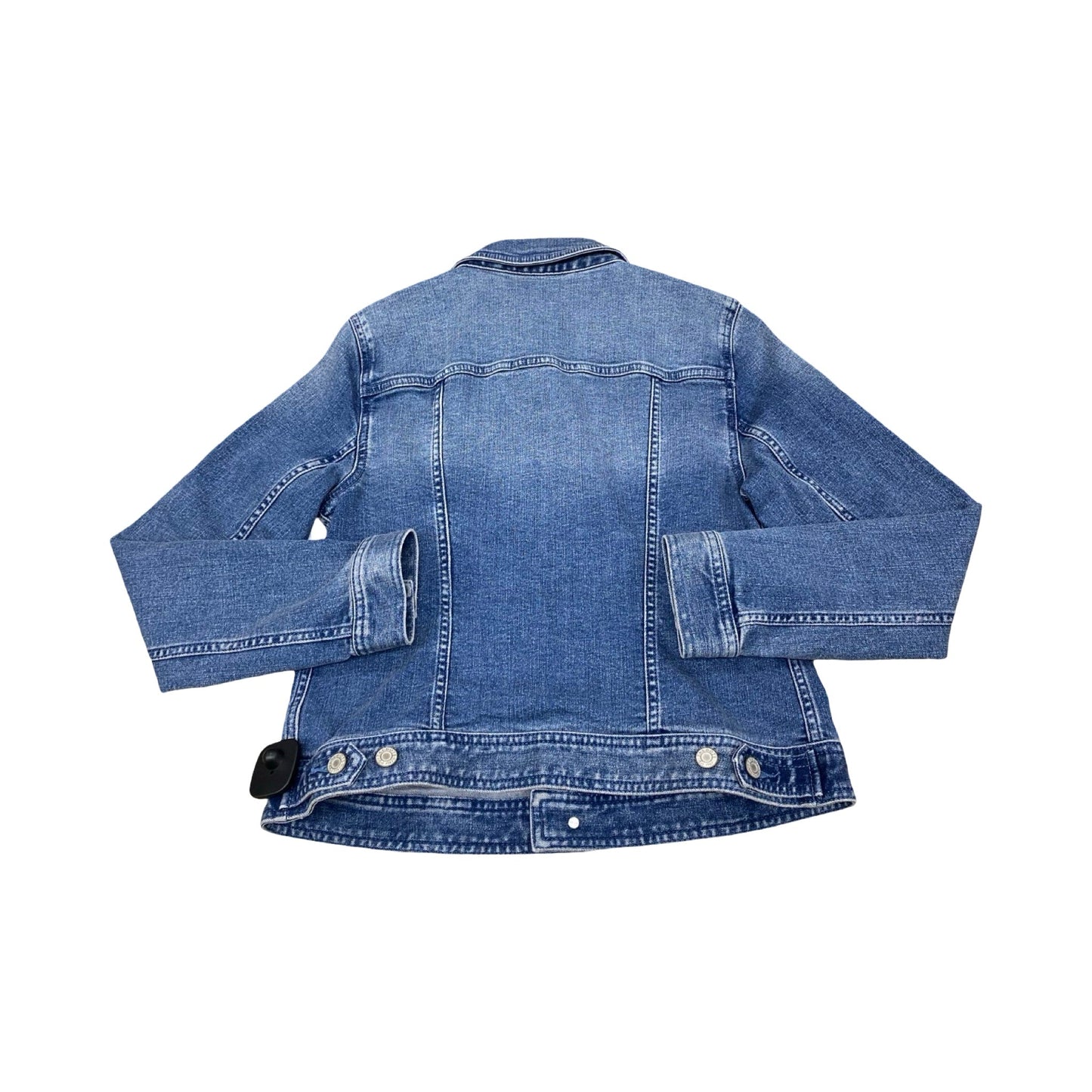 Jacket Denim By Talbots In Blue Denim, Size:S