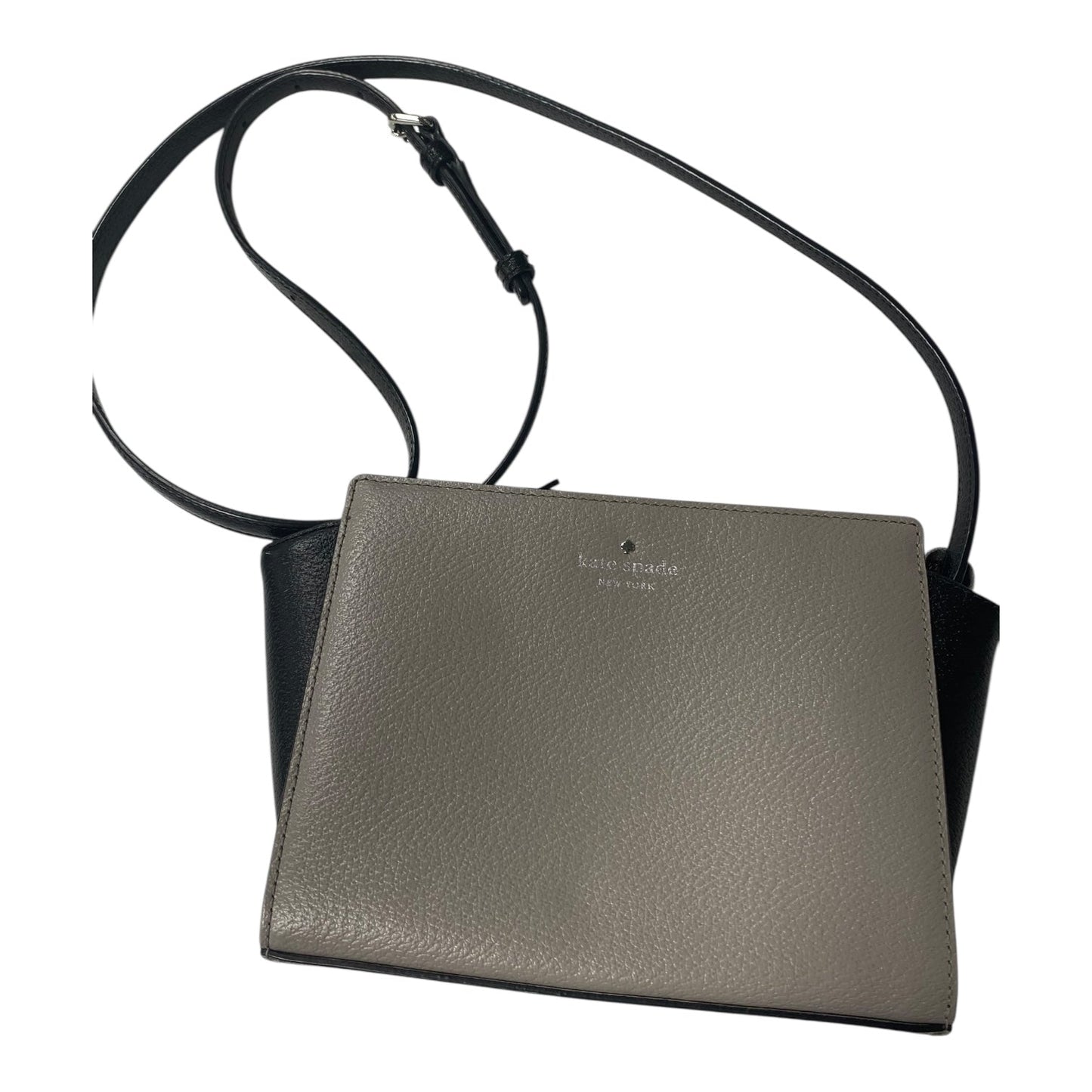 Crossbody Designer By Kate Spade In Black & Grey, Size:Small