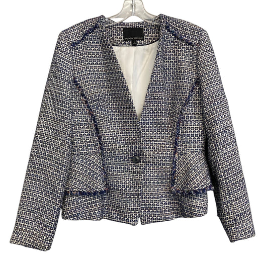 Blazer By Banana Republic In Blue & White, Size:M