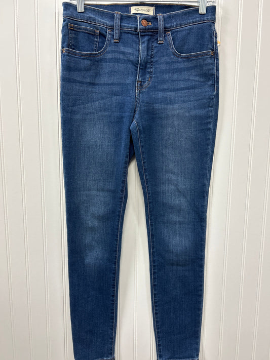 Jeans Skinny By Madewell In Blue Denim, Size:4