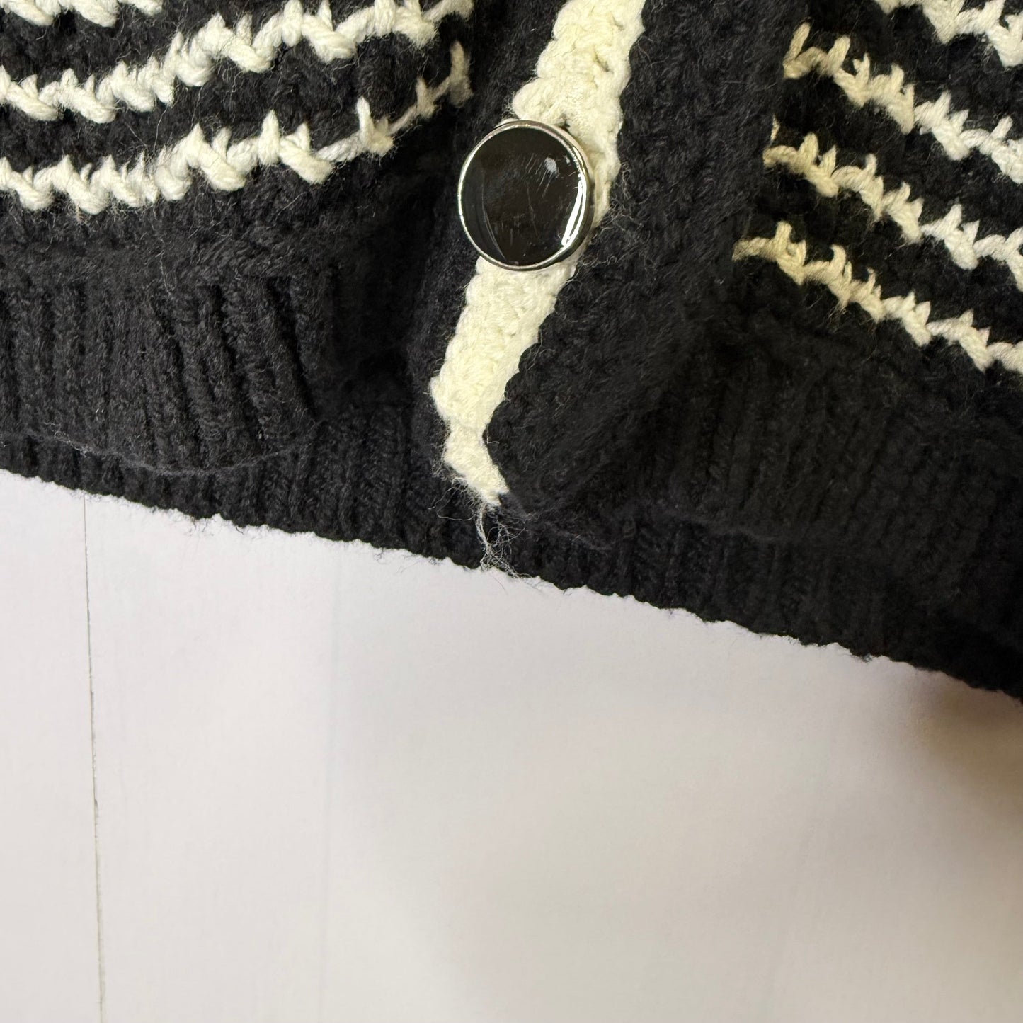 Vest Sweater By Loft In Black, Size: Xl