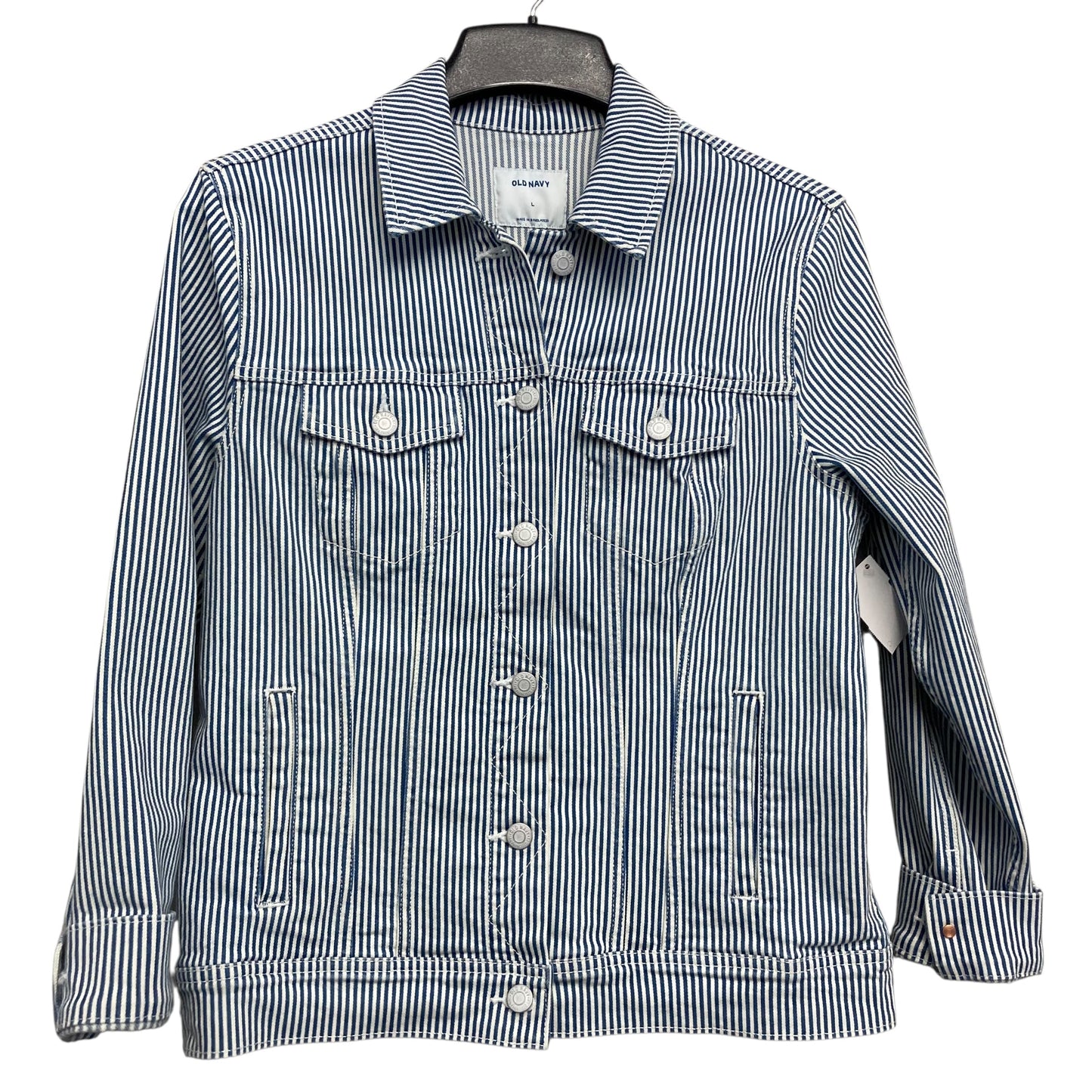 Jacket Other By Old Navy In Striped Pattern, Size:L