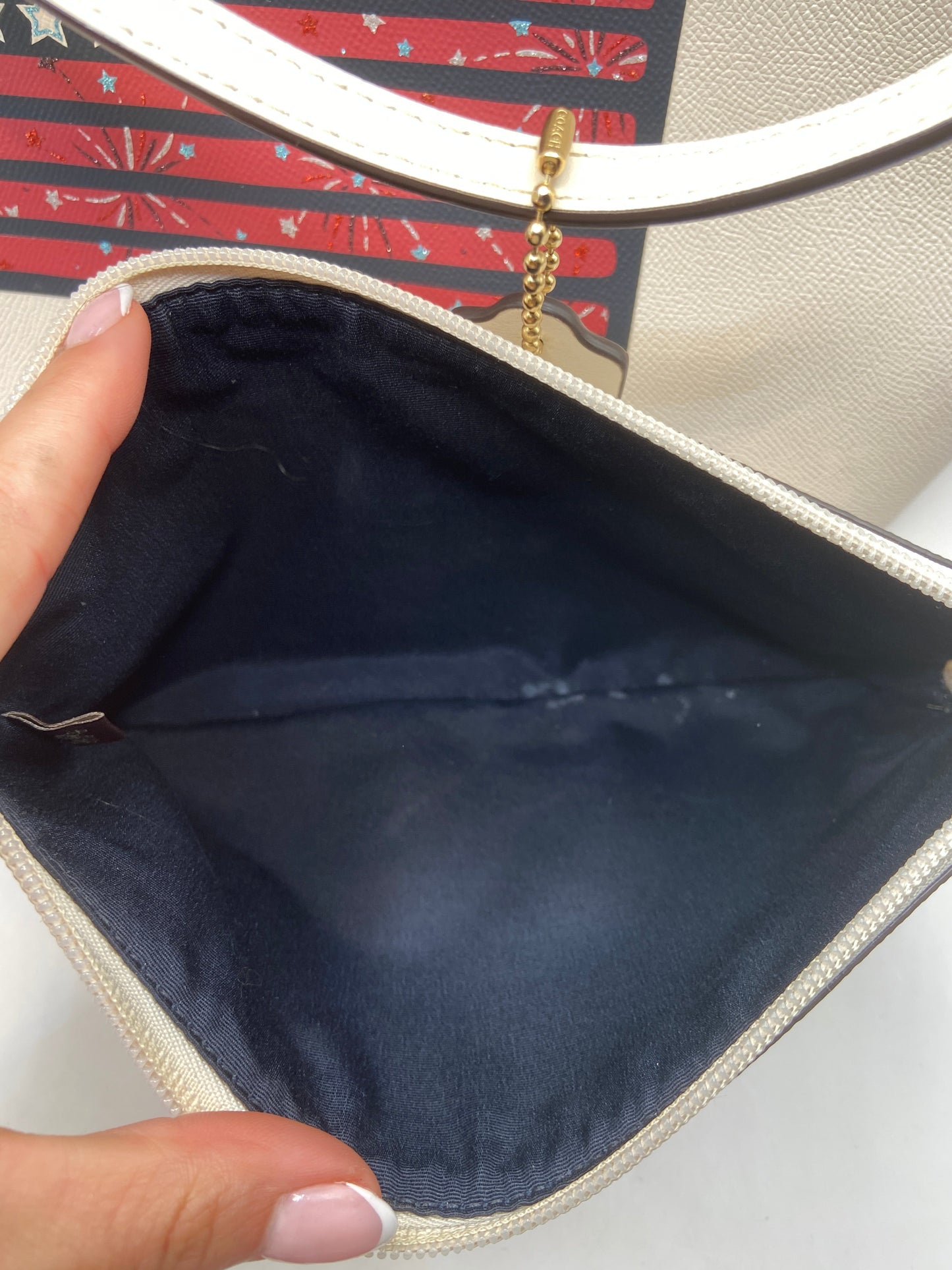 Tote Designer By Coach, Size: Medium