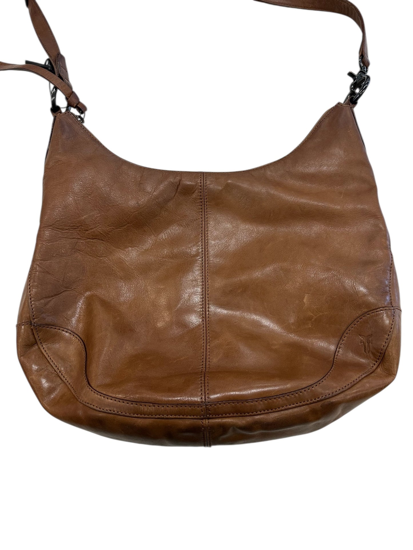 Crossbody Designer By Frye In Brown, Size:Large