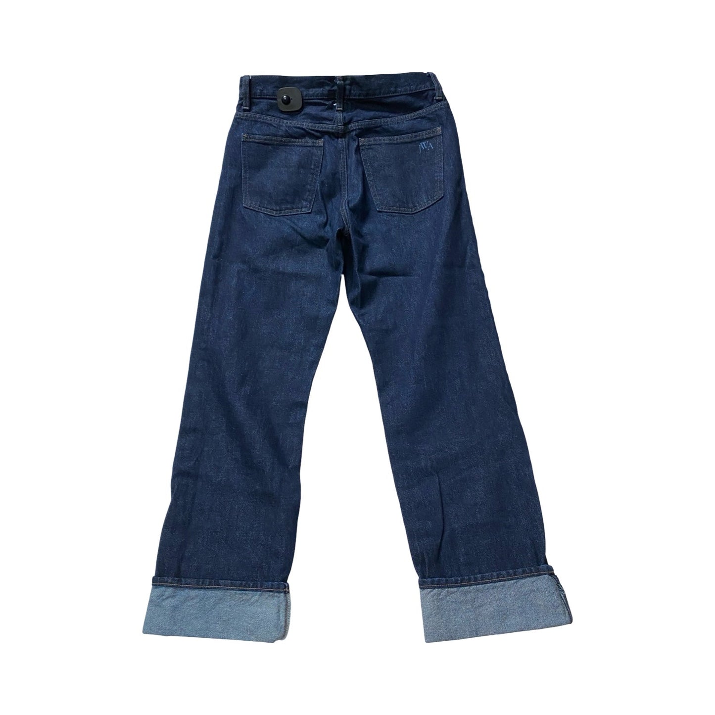 Jeans Straight By Uniqlo In Blue Denim, Size:6