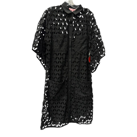 Dress Casual Midi By Anthropologie In Black, Size:L