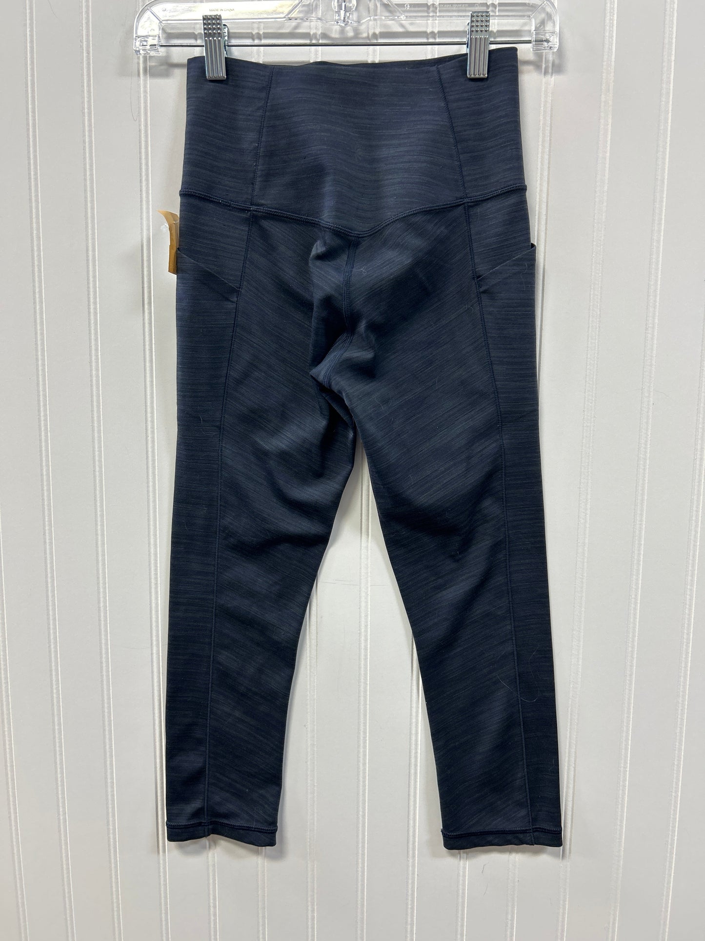 Athletic Leggings By Athleta In Navy, Size:Xs