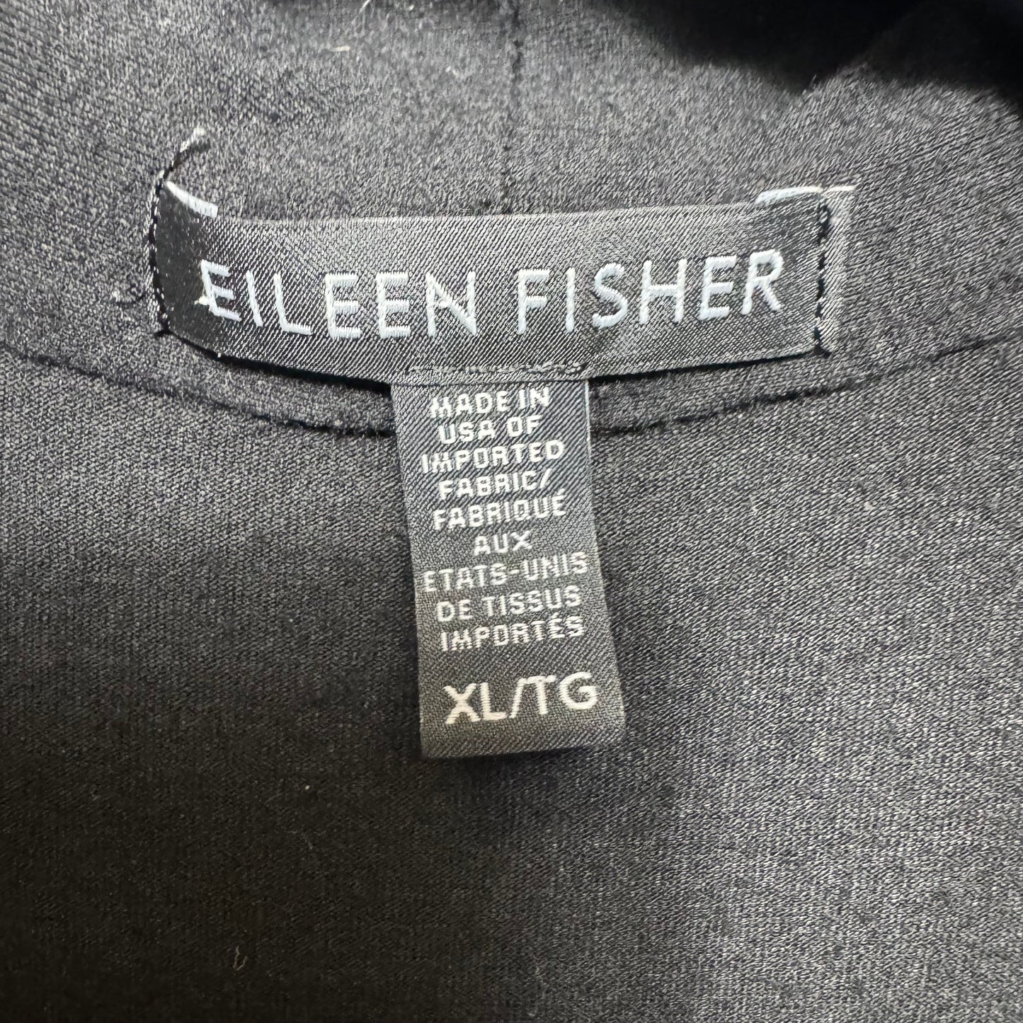 Vest Other By Eileen Fisher In Black, Size: Xl