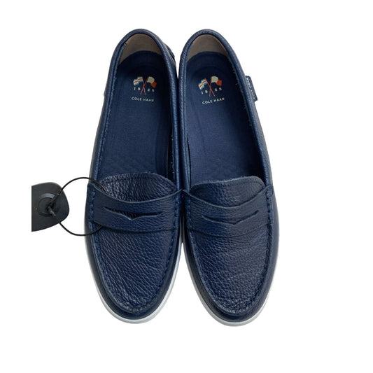 Shoes Flats By Cole-Haan In Blue & White, Size:7