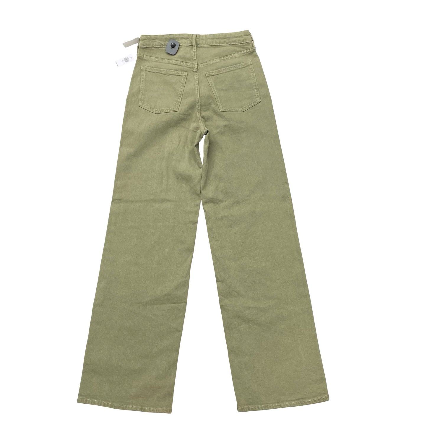 Jeans Wide Leg By Old Navy In Green Denim, Size:6L