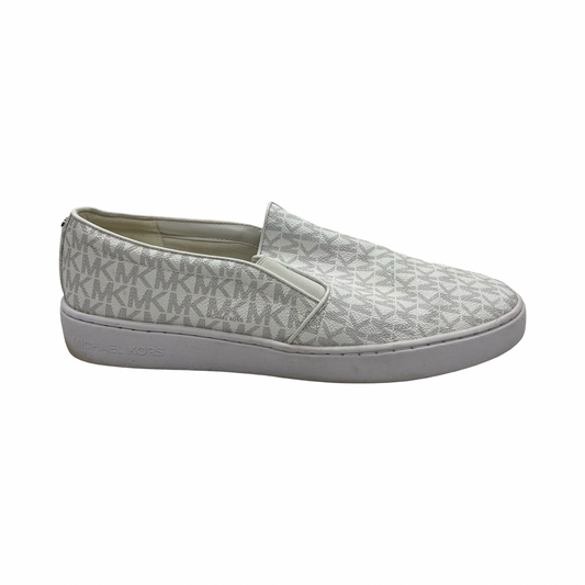 Shoes Designer By Michael Kors In White, Size:11