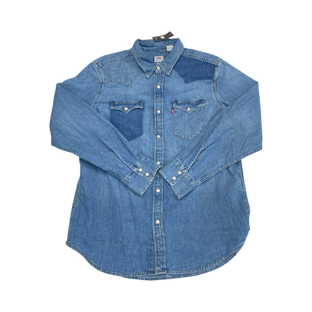 Top Ls By Levis In Blue, Size:L