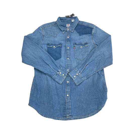 Top Ls By Levis In Blue, Size:L