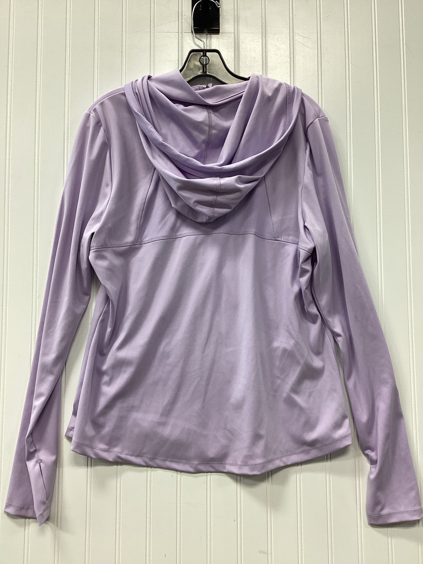 Athletic Jacket By Jockey In Purple, Size:L