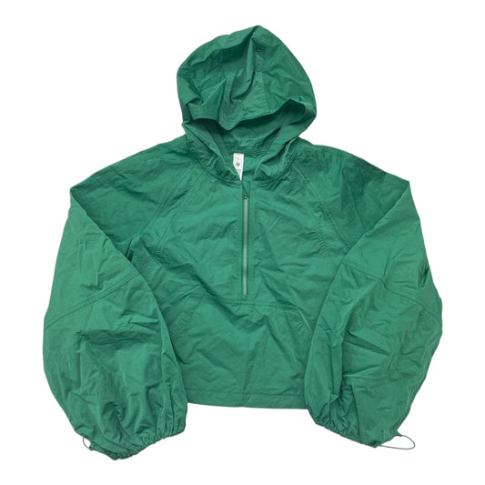 Athletic Jacket By Lululemon In Green, Size:6