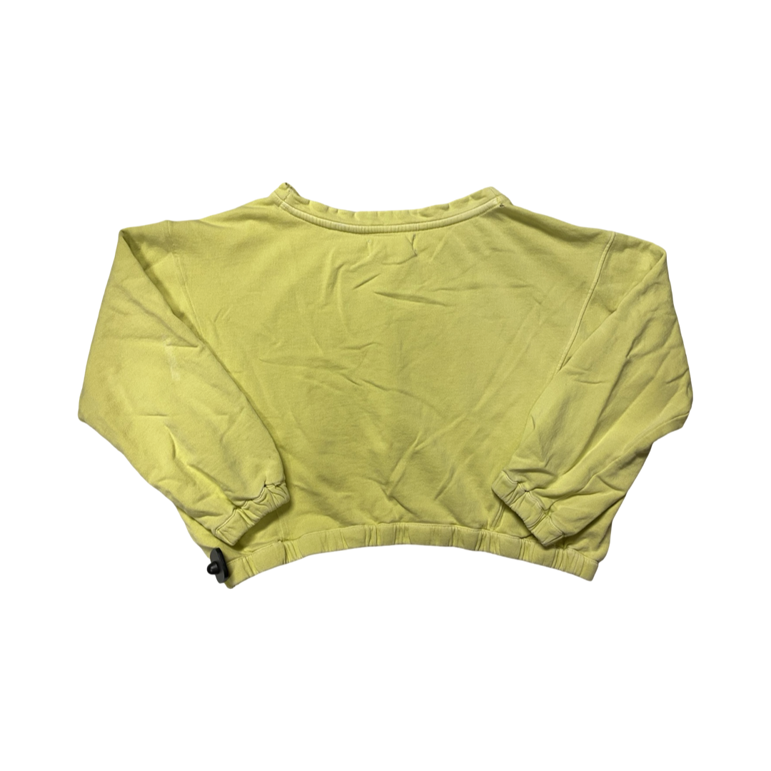 Sweatshirt Crewneck By Anthropologie In Yellow, Size:S