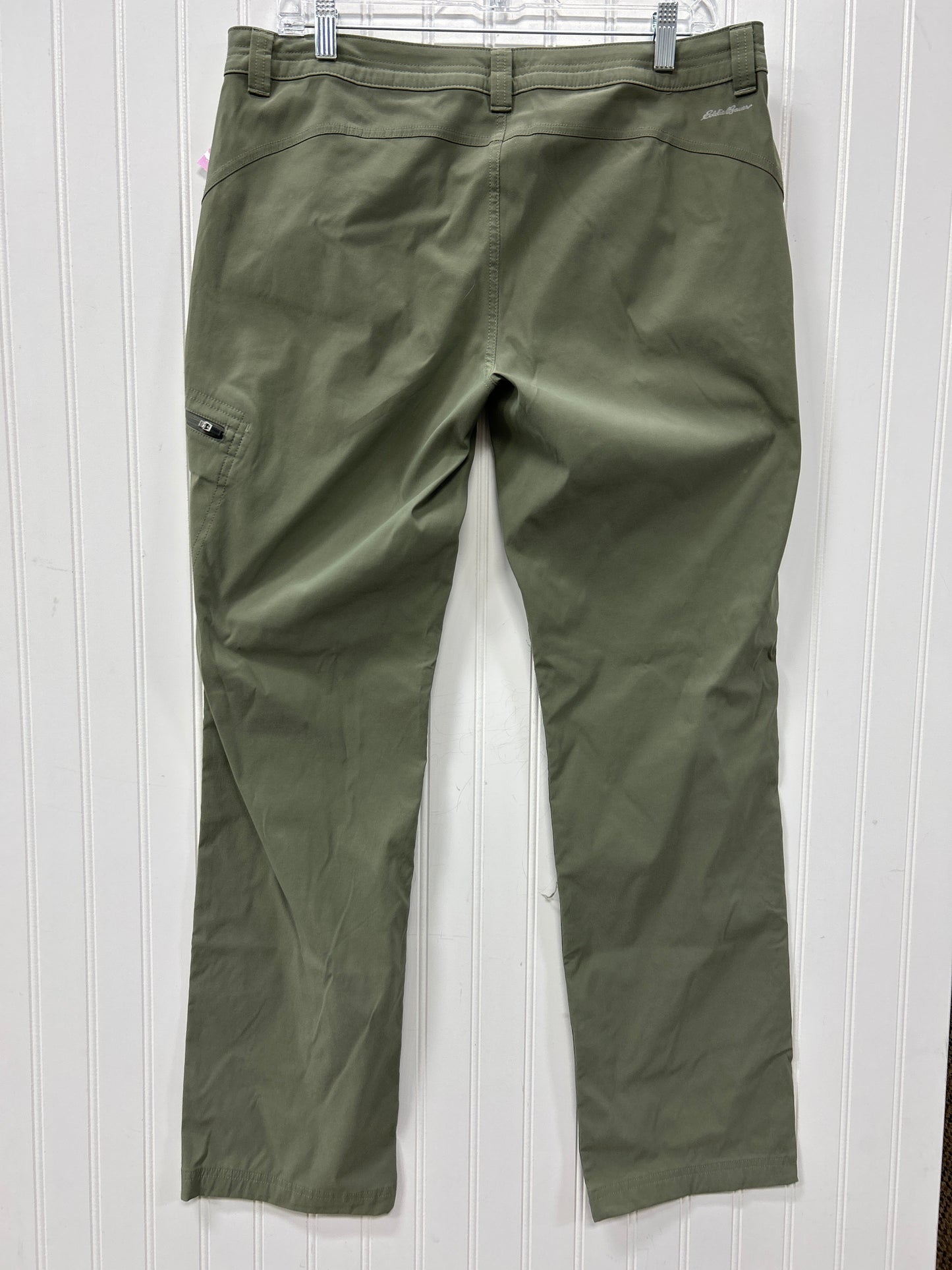 Athletic Pants By Eddie Bauer In Green, Size:12