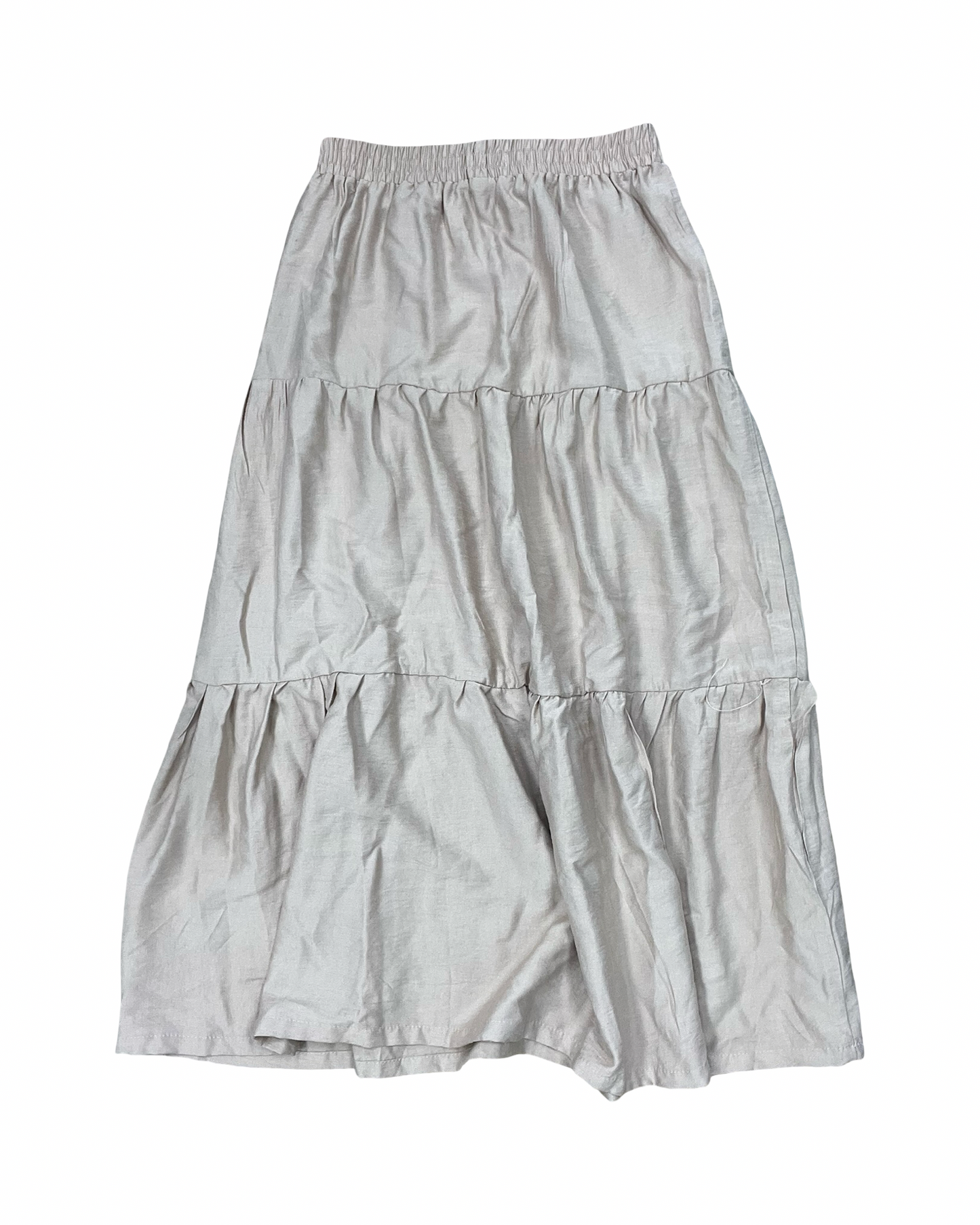 Skirt Maxi By Clothes Mentor In Tan, Size:M