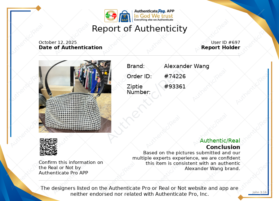 Handbag Luxury Designer By Alexander Wang, Size: Medium