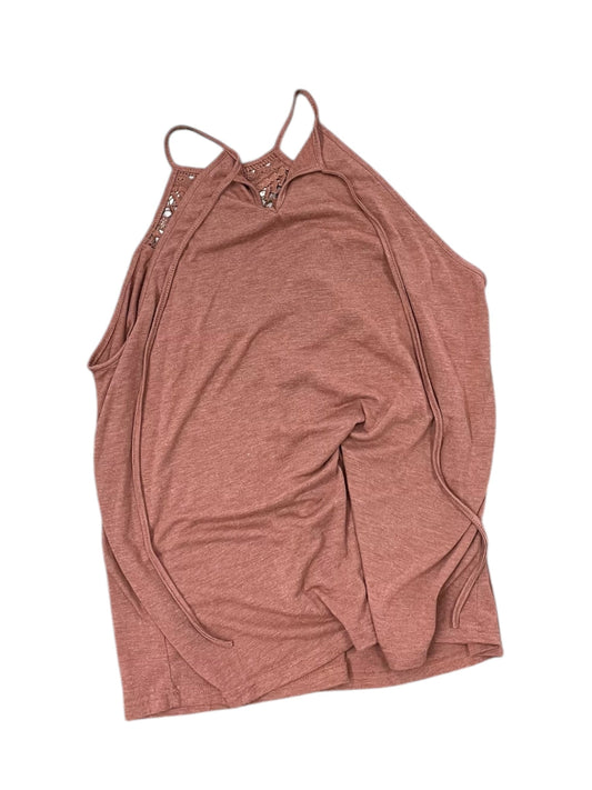 Top Sleeveless By Shein In Orange, Size:L