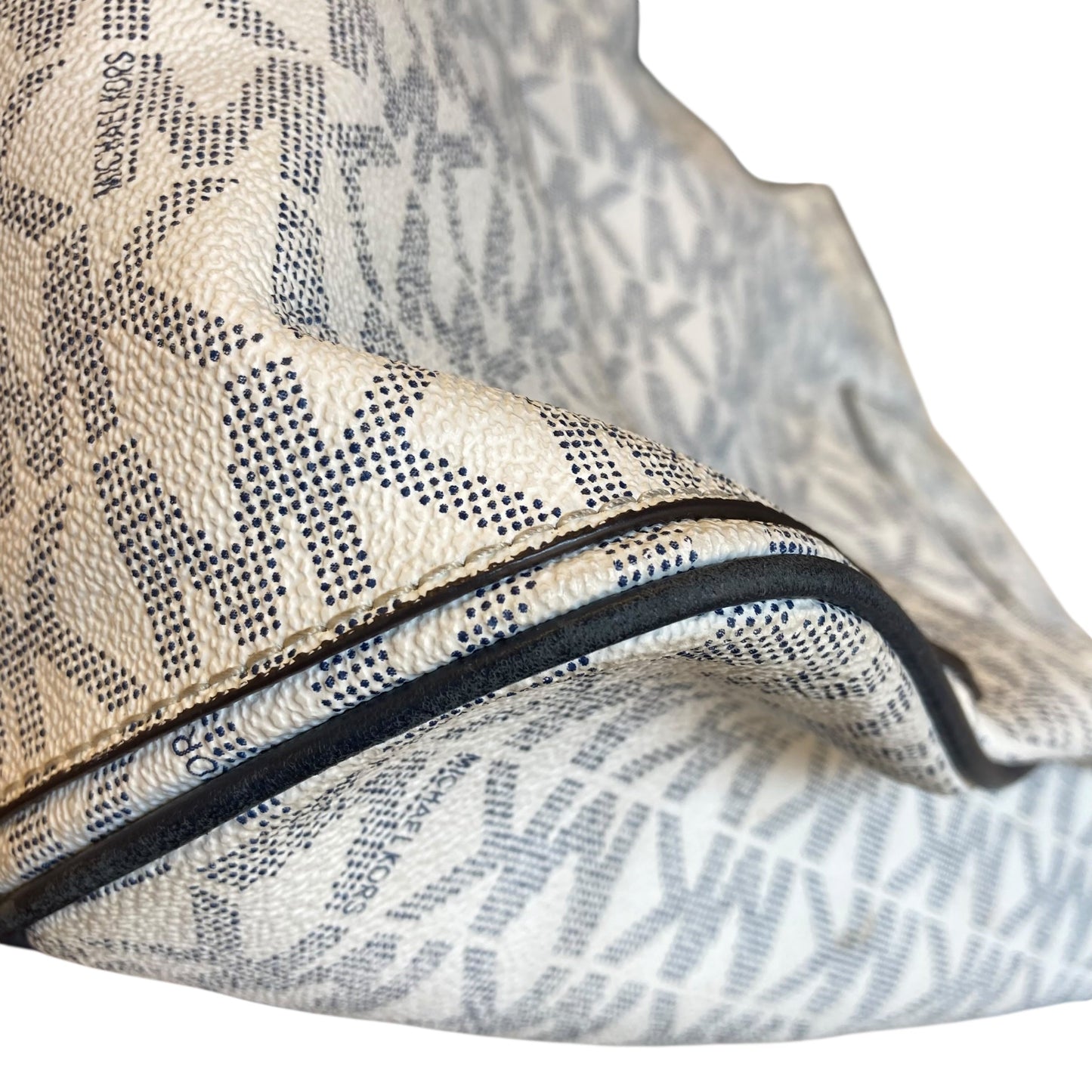 Handbag Designer By Michael Kors In White, Size:Large