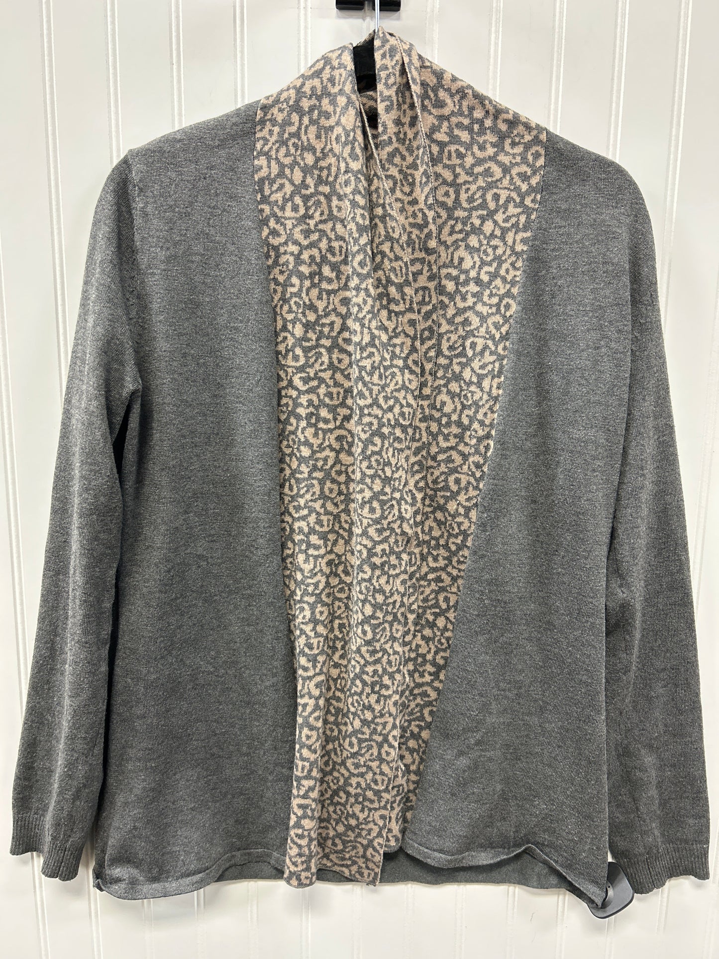 Cardigan By Carolyn Taylor In Grey, Size:S