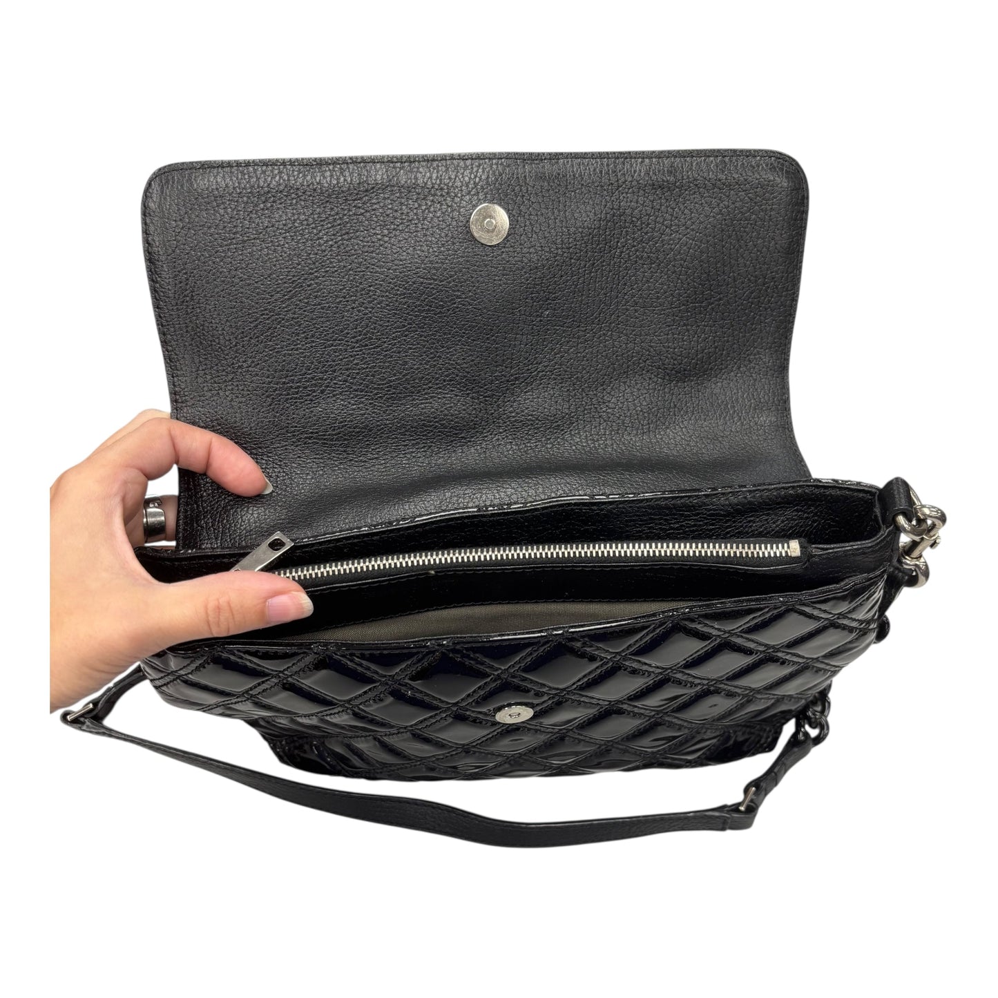 Crossbody Luxury Designer By Marc Jacobs In Black, Size:Medium