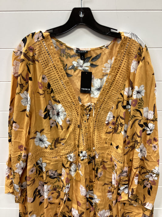 Top Ls By Torrid In Yellow, Size:4X