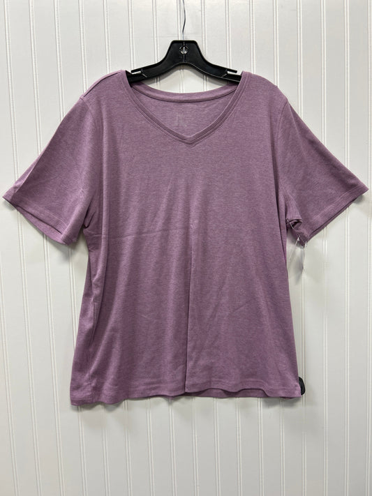 Top Ss By Cj Banks In Purple, Size:1X