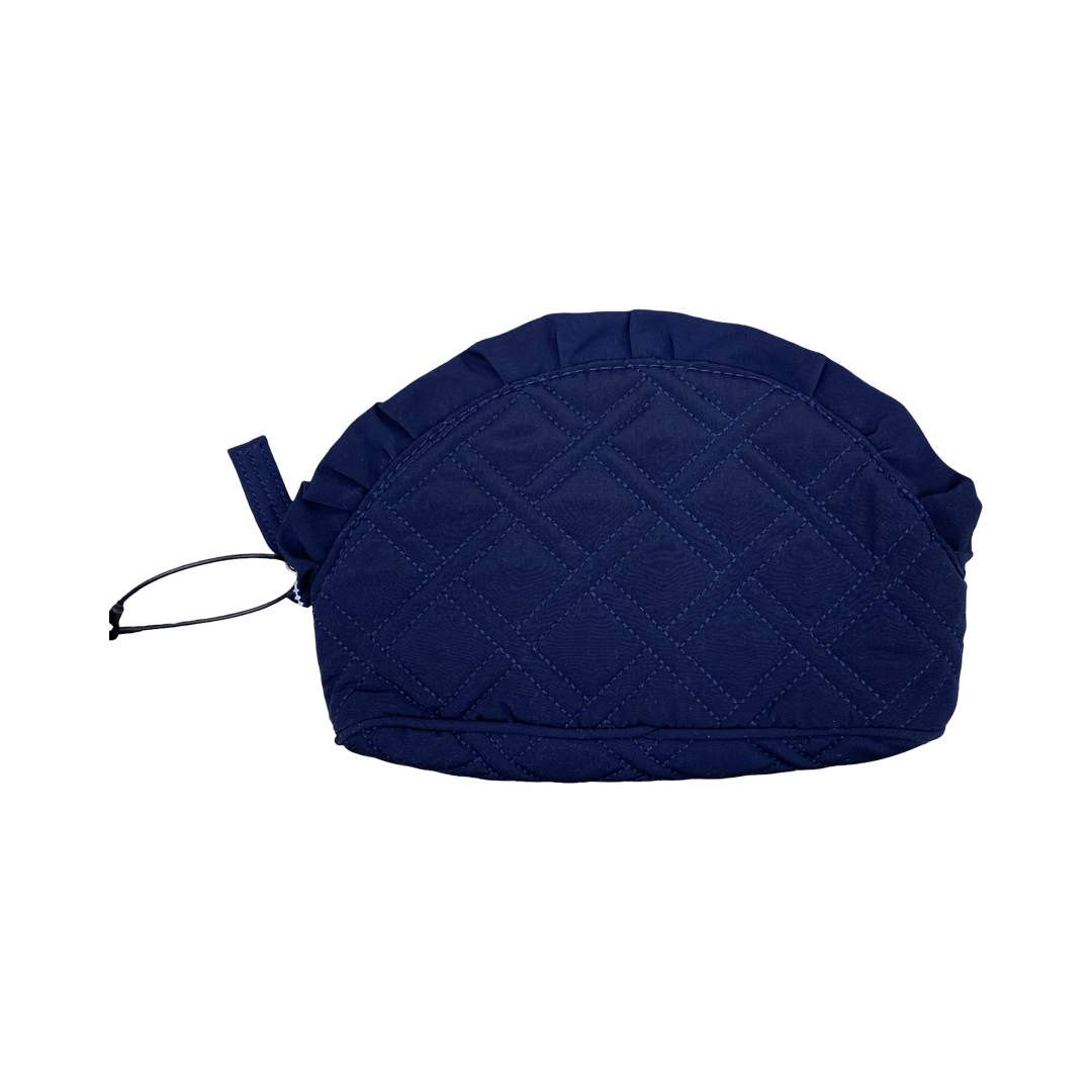 Makeup Bag By Vera Bradley In Navy, Size:Small