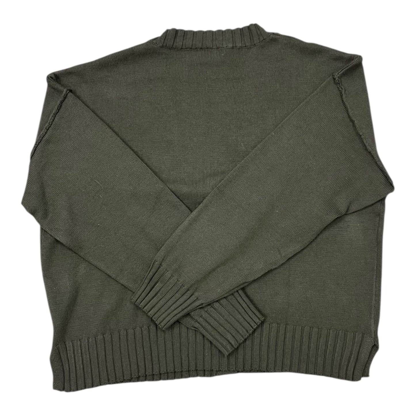 Sweater Cardigan By Zeagoo In Green, Size:Xl